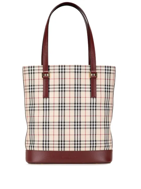 Burberry Pre-Owned 2000-2017 House Check Canvas tote bag