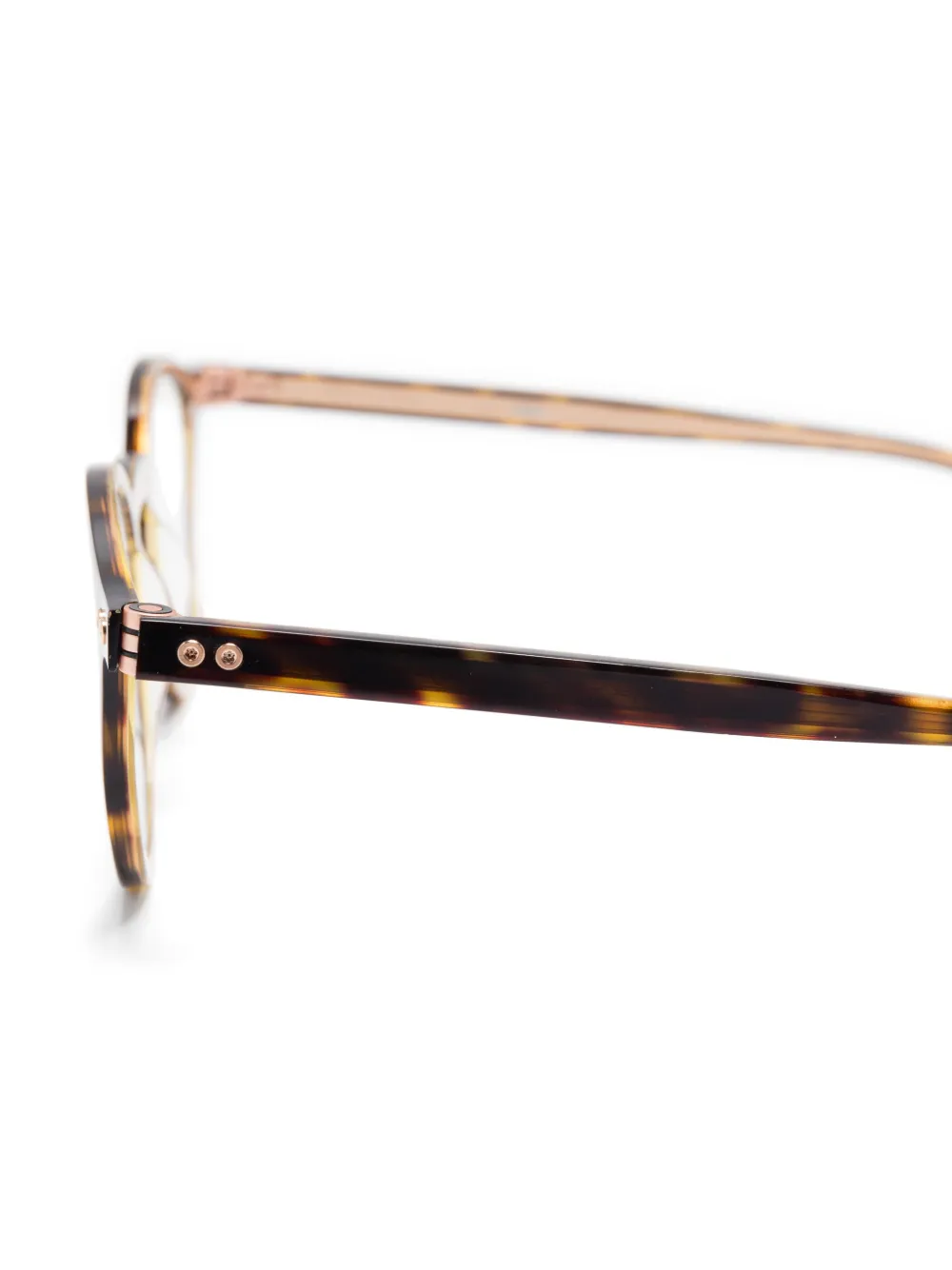 Etnia Barcelona Bril met rond montuur Bruin