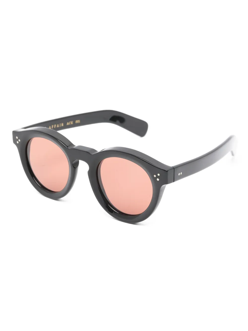 Family Affair round-frame sunglasses - Zwart