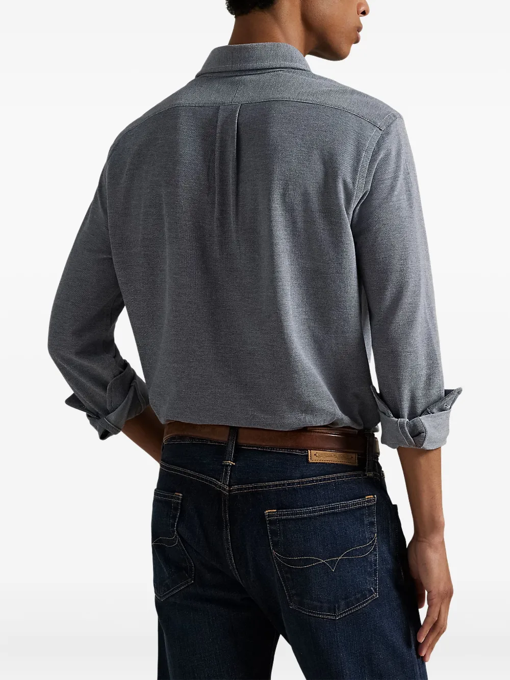 Polo Ralph Lauren Katoenen overhemd Grijs