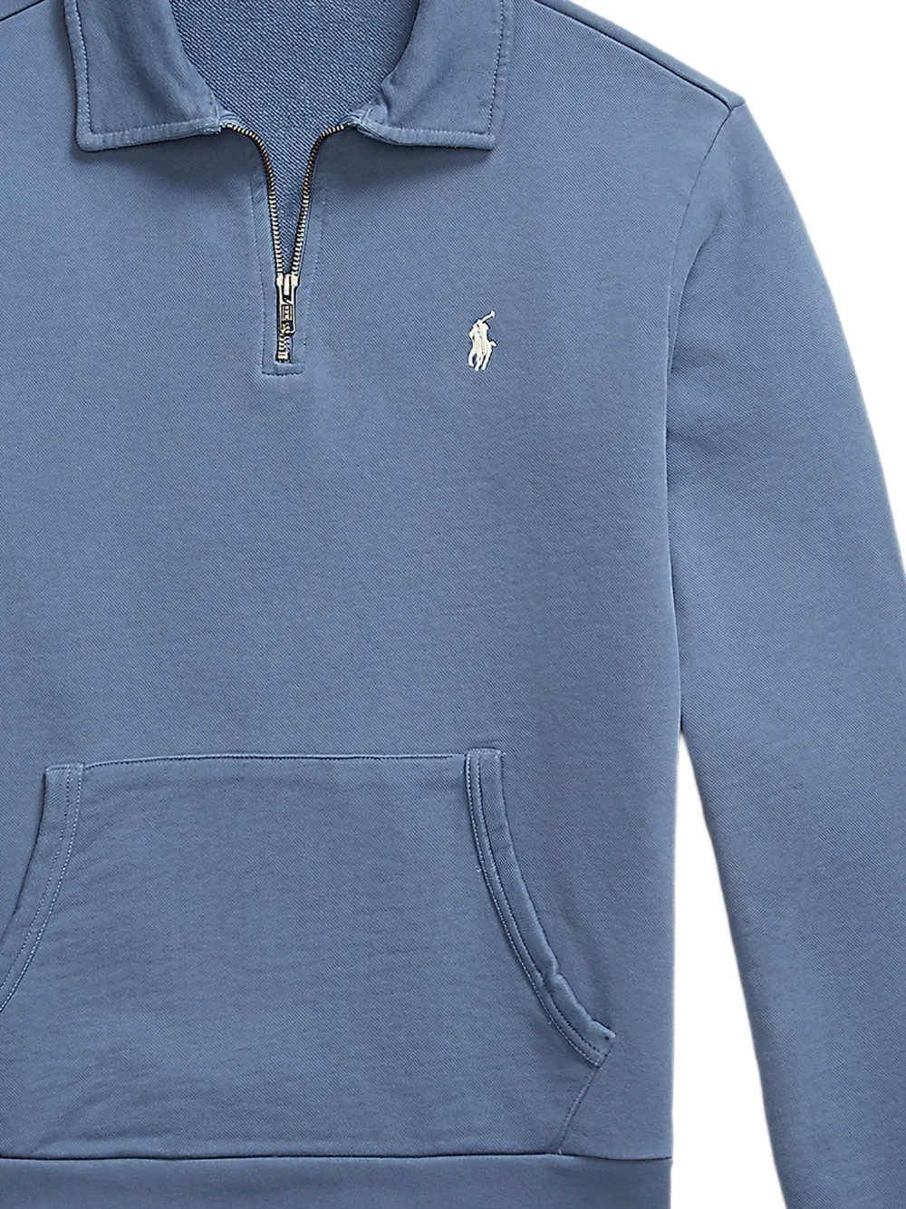 Polo Ralph Lauren Loopback fleece sweater Blauw