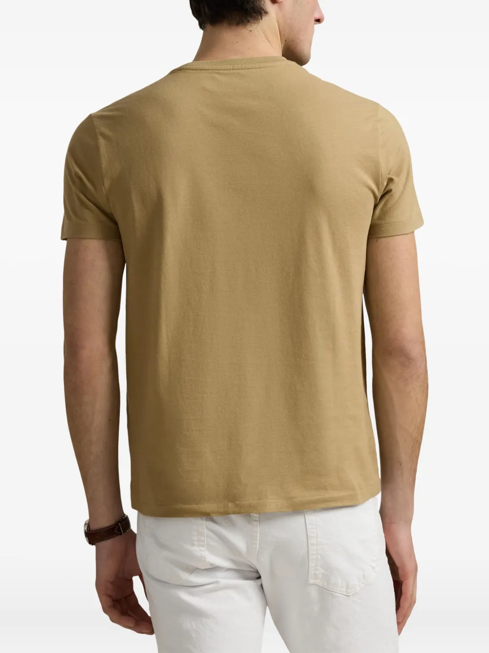 Polo Ralph Lauren T-shirt met borduurwerk Beige