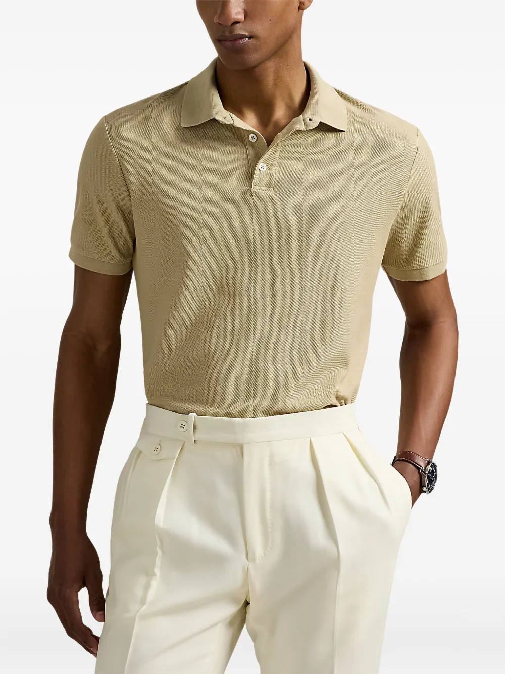 Polo Ralph Lauren Katoenen poloshirt Beige