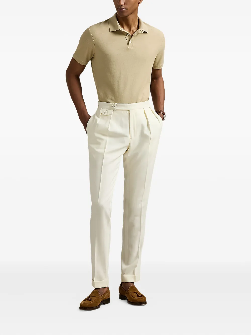 Polo Ralph Lauren Katoenen poloshirt Beige