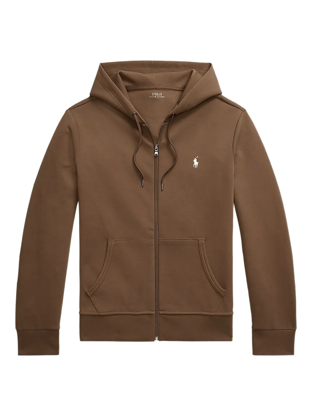 Polo Ralph Lauren ダブルニット ジップアップ パーカー - ブラウン Polo Ralph Lauren ダブルニット ジップアップ パーカー - ブラウン