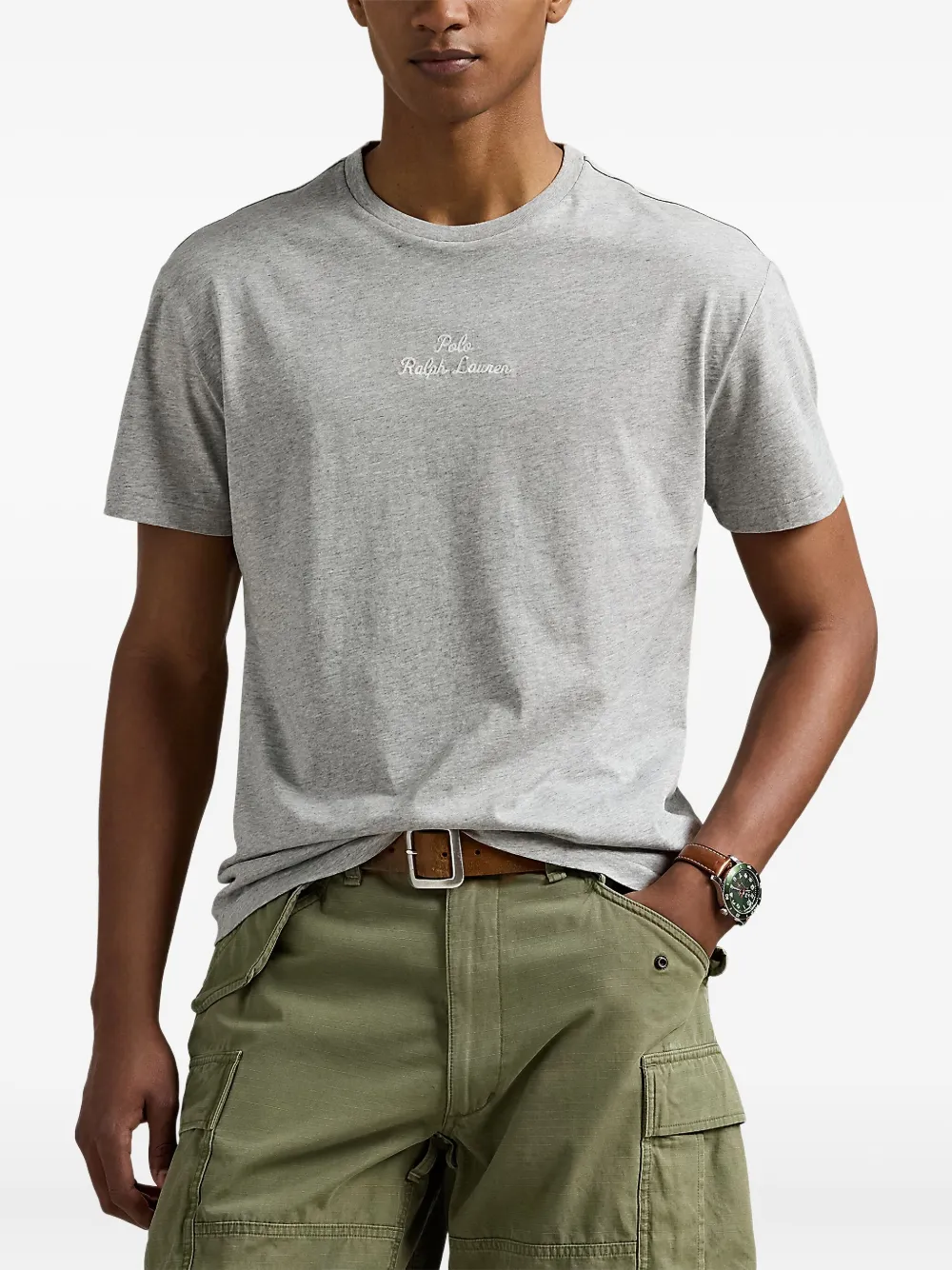 Polo Ralph Lauren Katoenen T-shirt Grijs