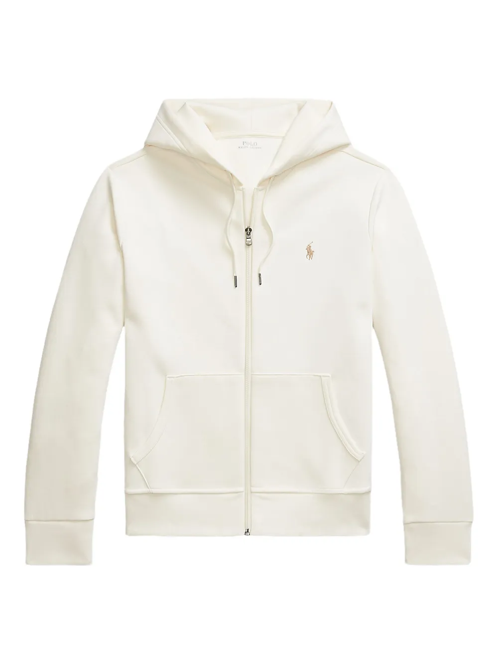 Polo Ralph Lauren ダブルニット ジップアップ パーカー - ホワイト Polo Ralph Lauren ダブルニット ジップアップ パーカー - ホワイト