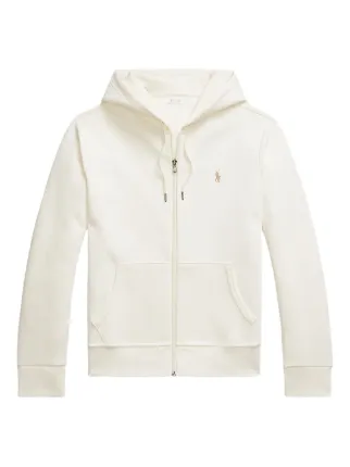 Polo Ralph Lauren ダブルニット ジップアップ パーカー | ホワイト