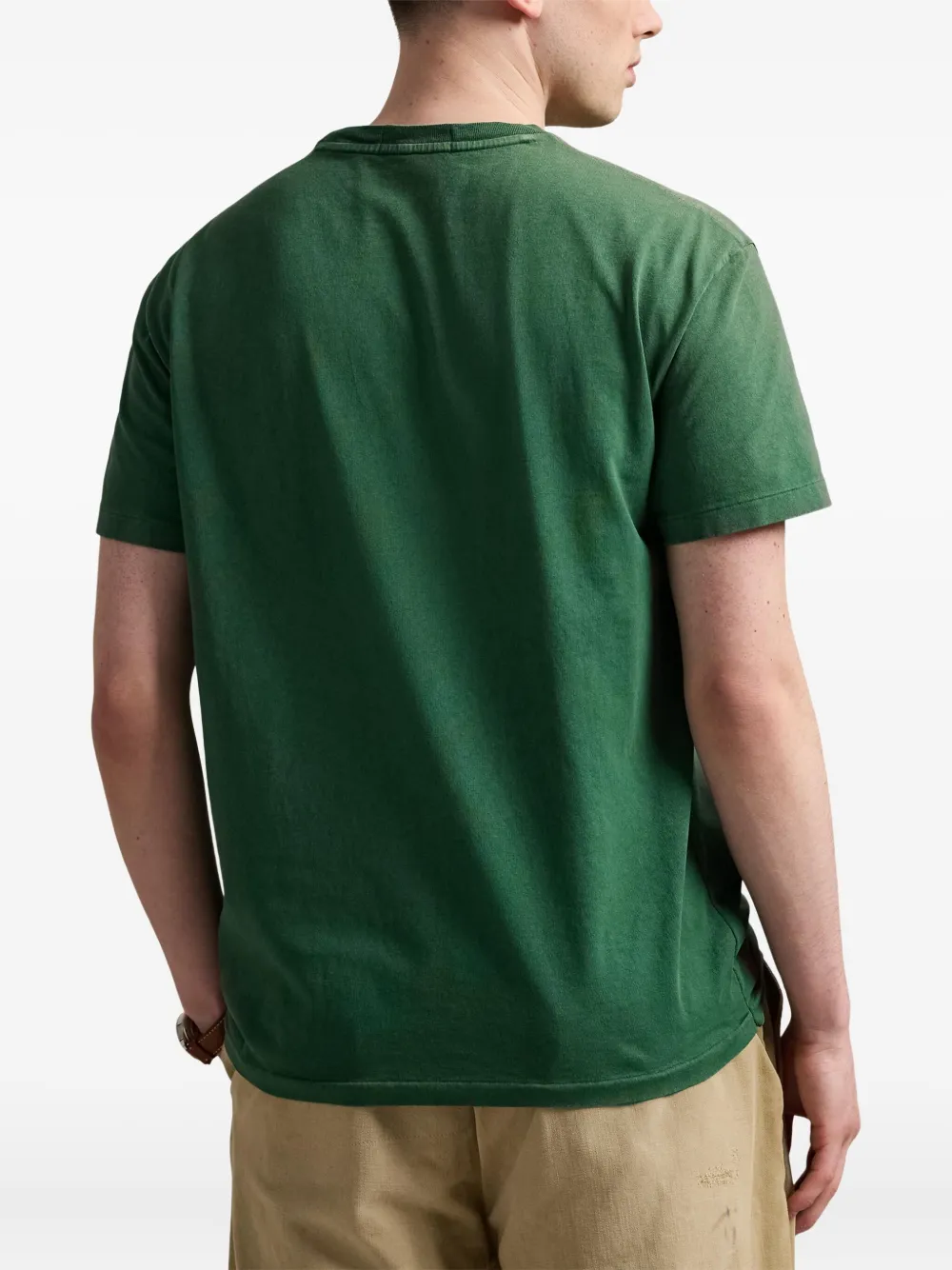 Polo Ralph Lauren T-shirt met zak en ronde hals Groen