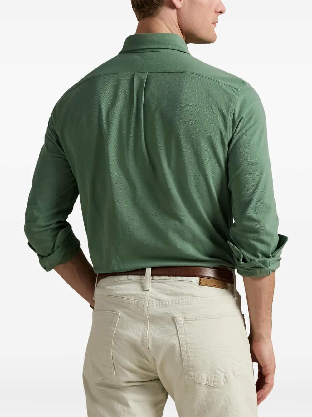 Polo Ralph Lauren Mesh overhemd Groen