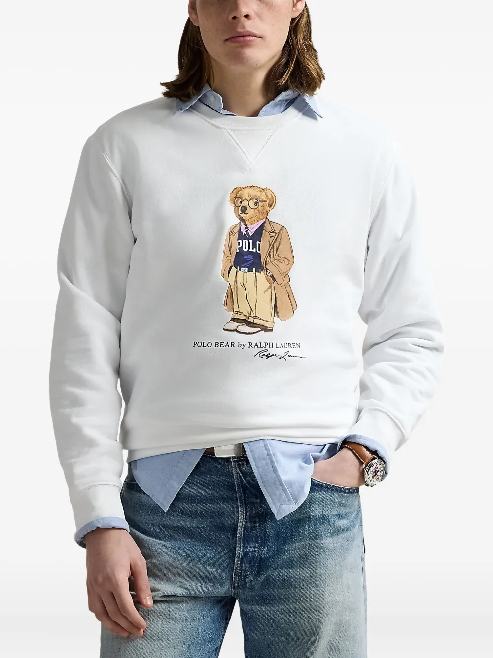 Polo Ralph Lauren Polo Bear fleece sweatshirt - Wit