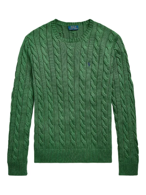 Polo Ralph Lauren ケーブルニット セーター | グリーン | FARFETCH JP