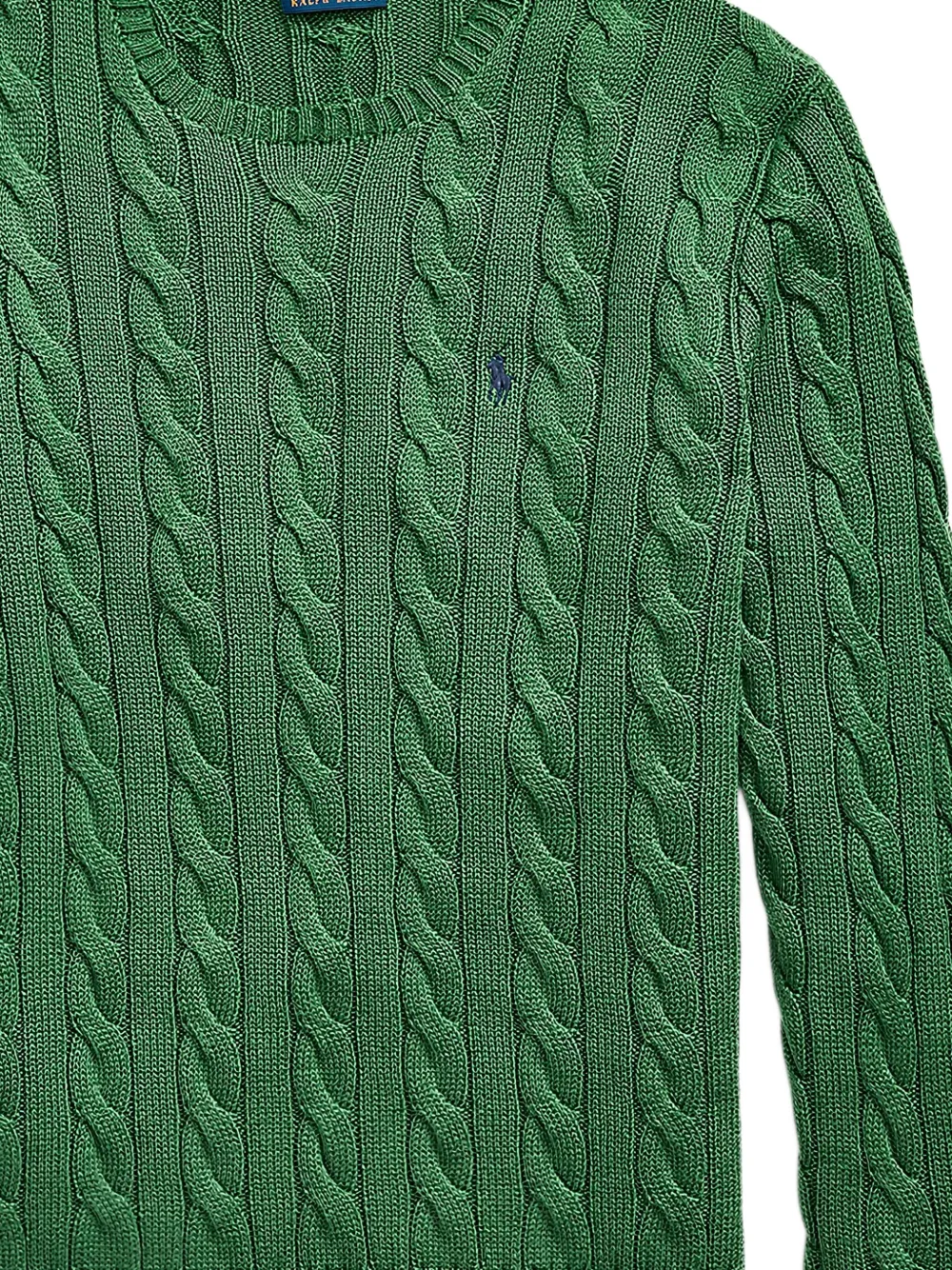 Polo Ralph Lauren Kabelgebreide katoenen trui Groen