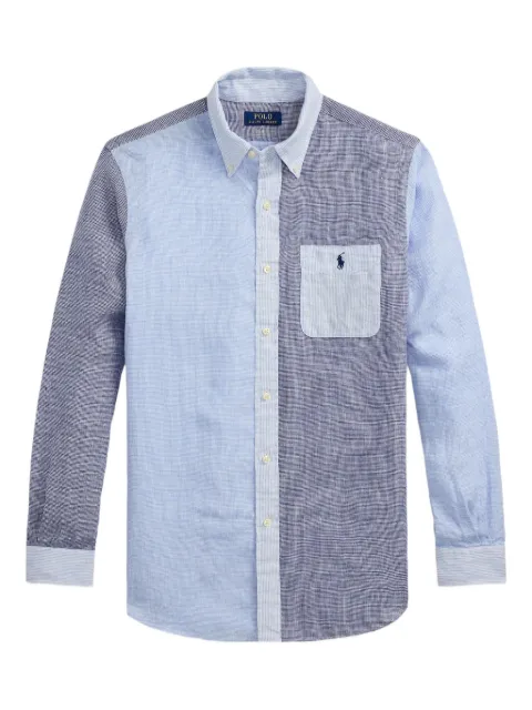Polo Ralph Lauren colour-blocked button-up shirt