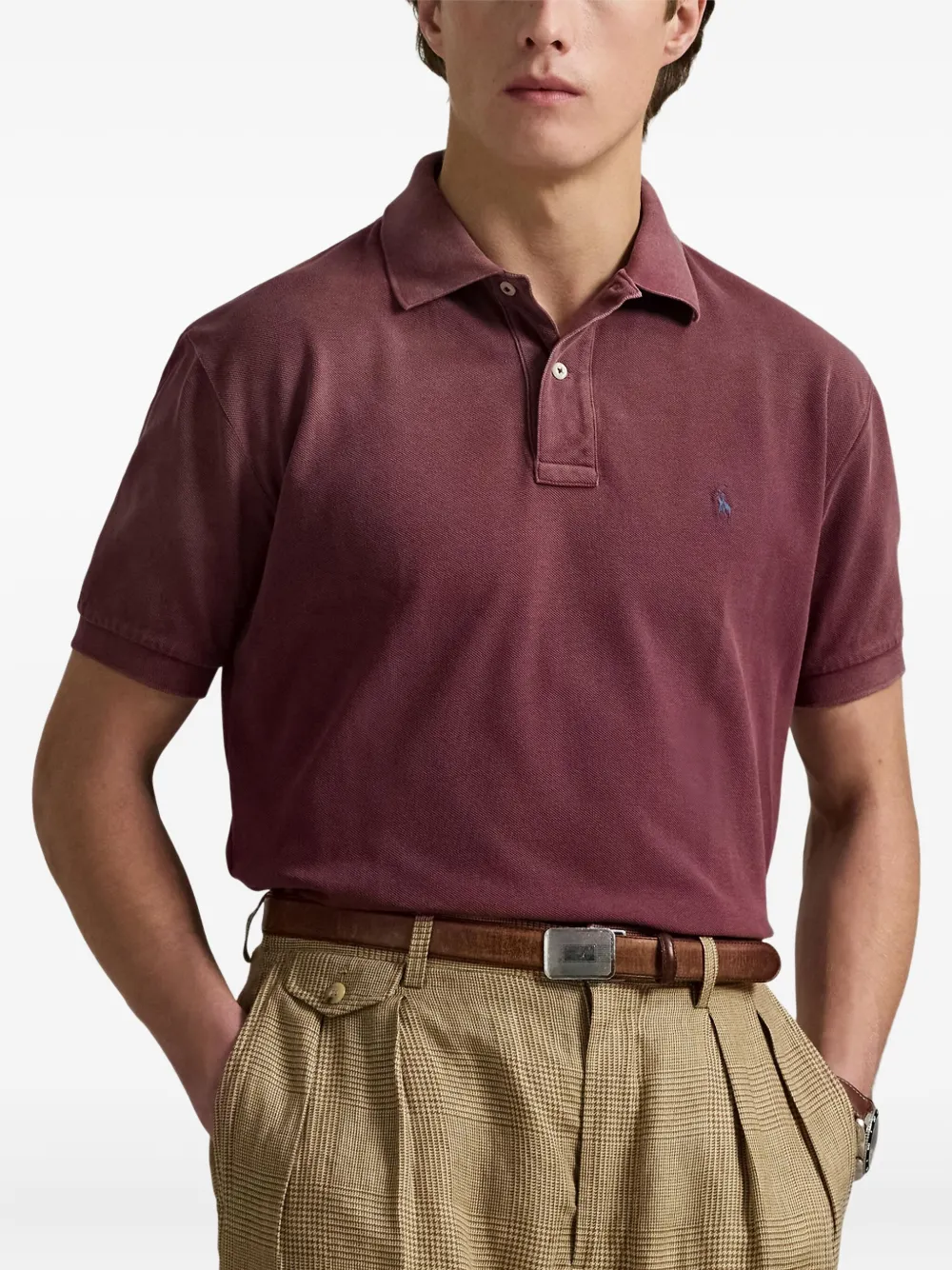 Polo Ralph Lauren Poloshirt met ombré-effect Rood