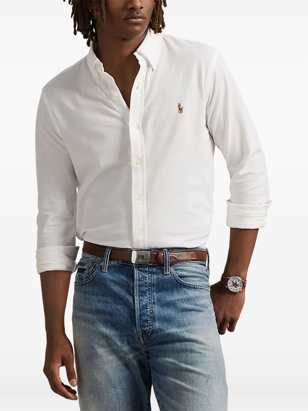 Polo Ralph Lauren Katoenen overhemd Wit