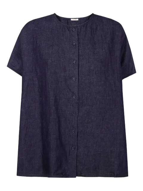 Apuntob button-front short-sleeve shirt