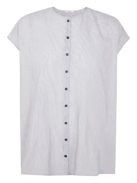 Apuntob button-up short-sleeveT-shirt 
