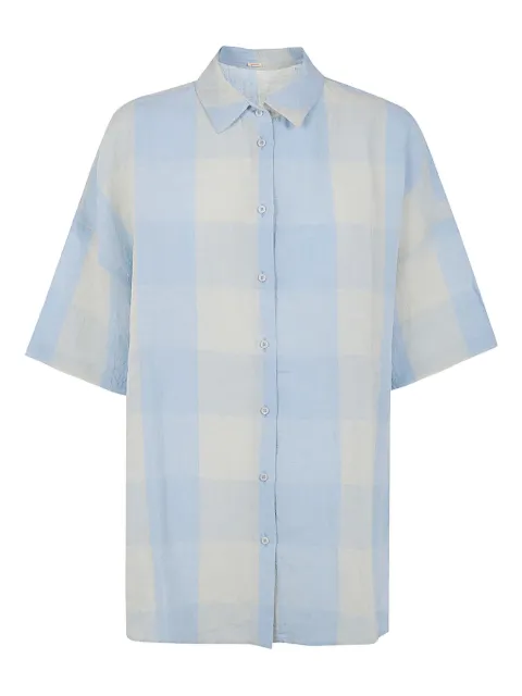 Apuntob checked short-sleeve shirt