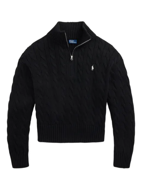 Polo Ralph Lauren cable-knit half-zip sweater