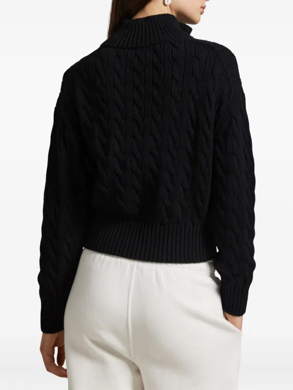 Polo Ralph Lauren ケーブルニット ハーフジップ セーター