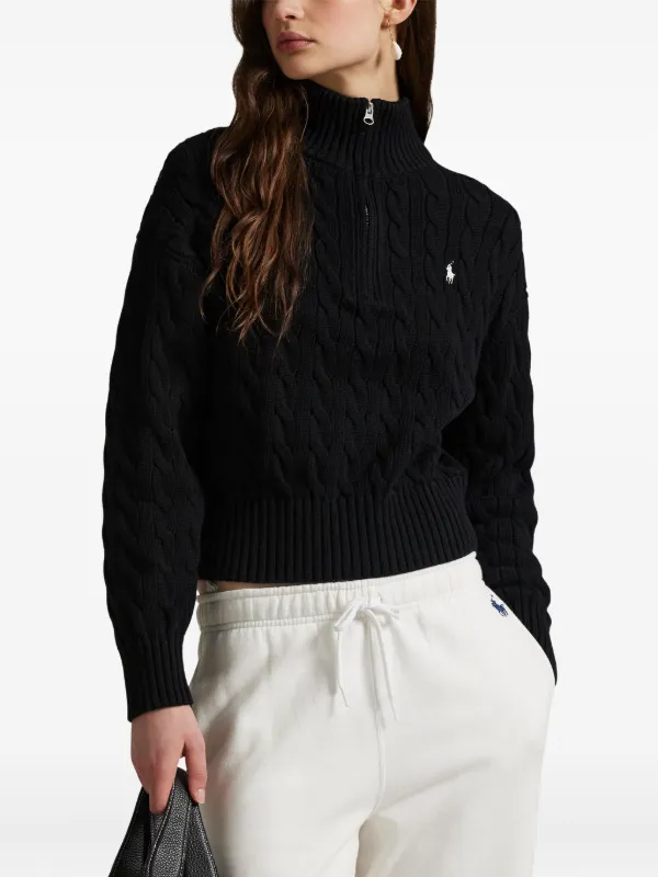 美品　Polo Ralph Lauren ケーブルニット　ハーフジップ 楽天市場】ポロ ラルフローレン ボーイズ コットン ケーブル
