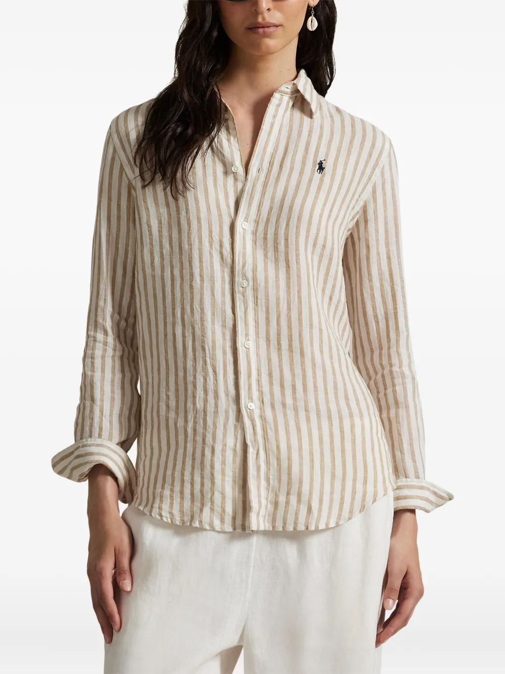Polo Ralph Lauren Gestreept shirt Beige
