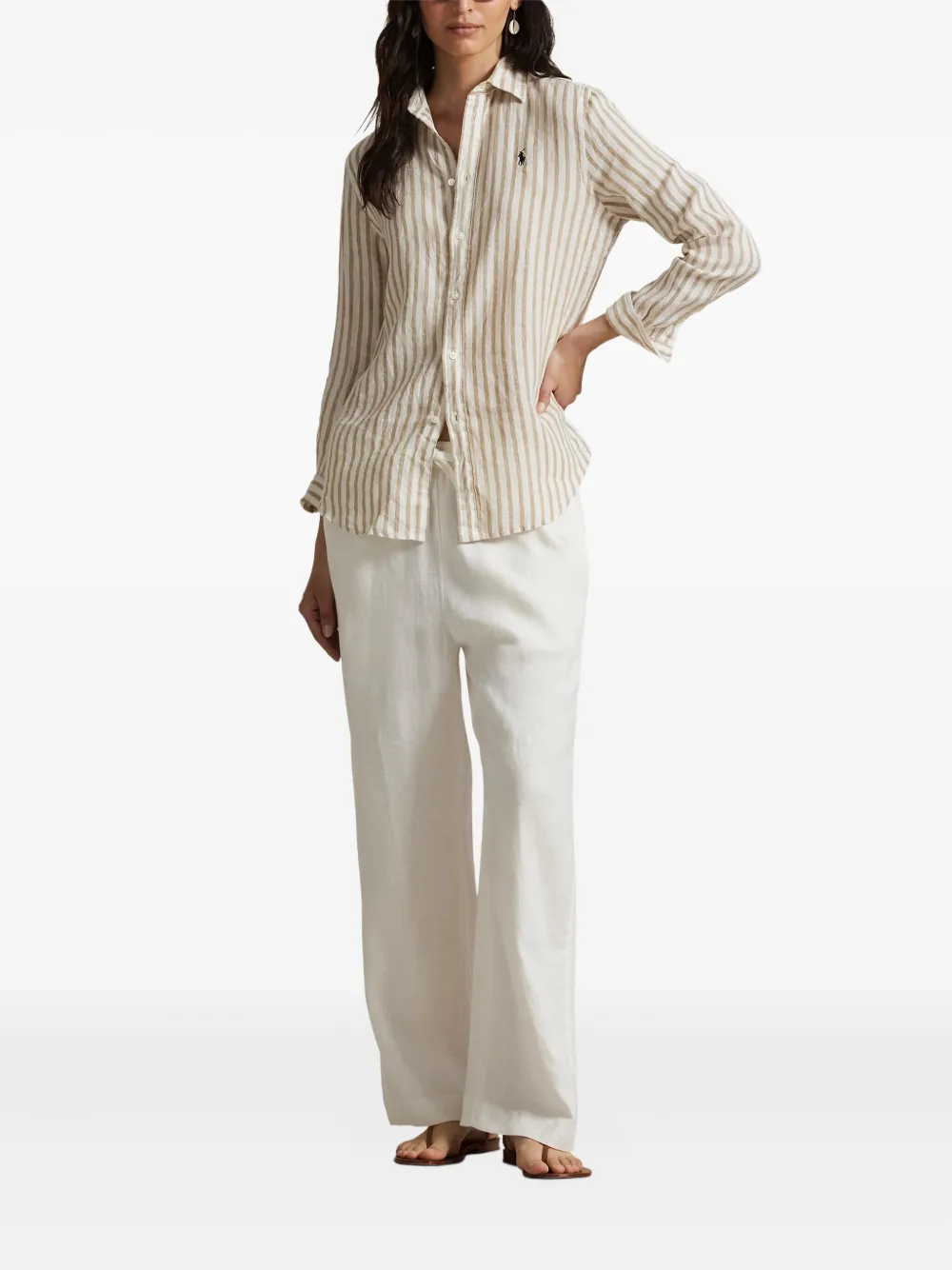 Polo Ralph Lauren Gestreept shirt Beige