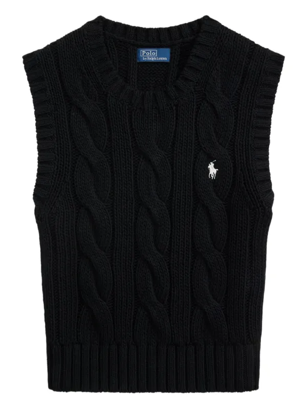 POLO by Ralph Lauren  ベスト ケーブルニット コットン セーター ベスト （ベスト）｜POLO RALPH