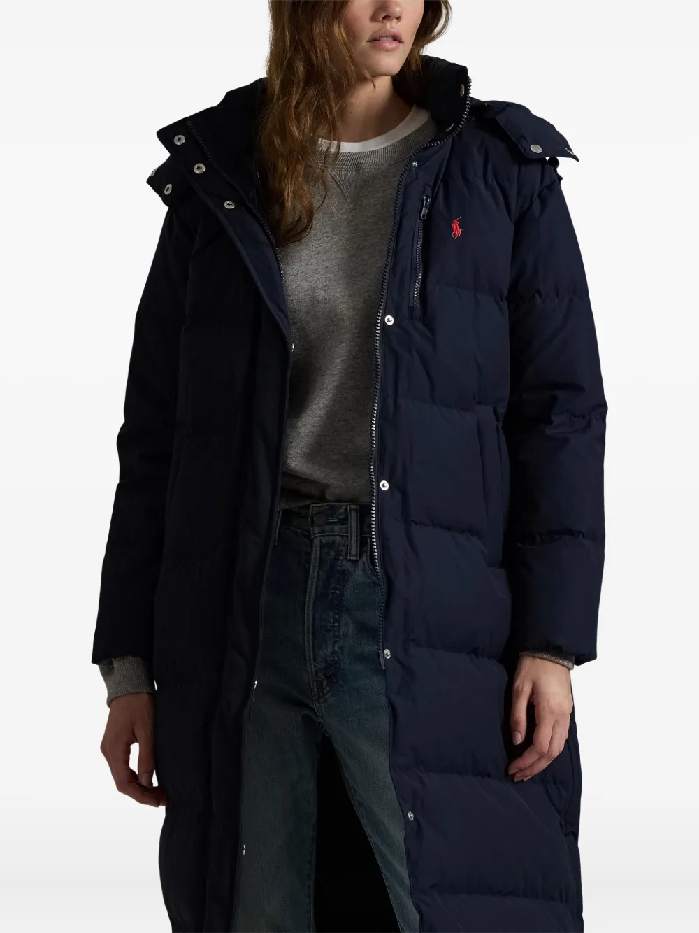 Polo Ralph Lauren Donsjas met capuchon Blauw