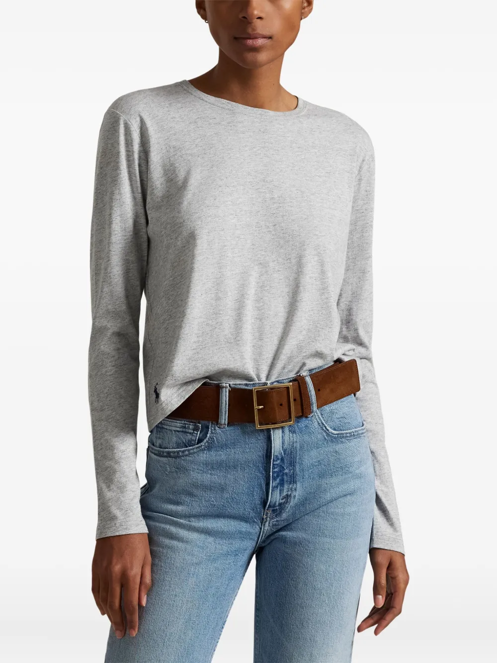 Polo Ralph Lauren T-shirt met lange mouwen Grijs