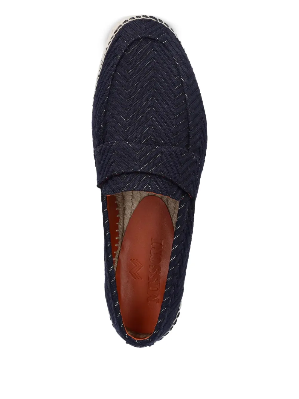 Missoni chevron slip-on espadrilles Blue