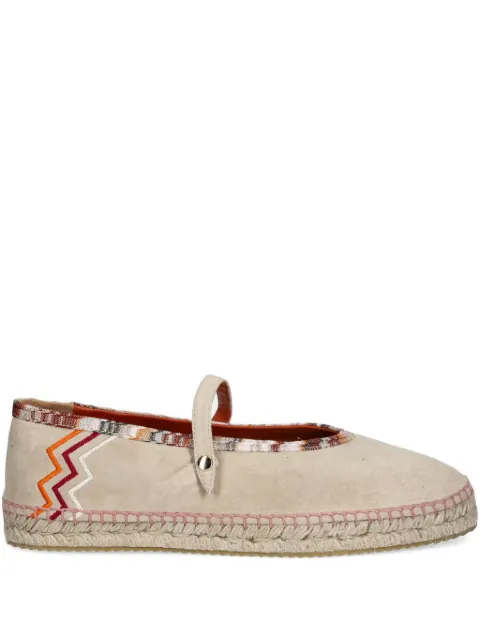 Missoni alpargatas con cierre