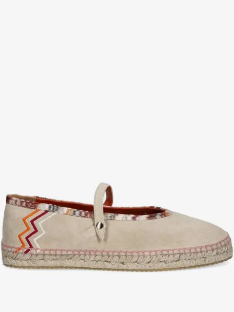 Missoni alpargatas con cierre