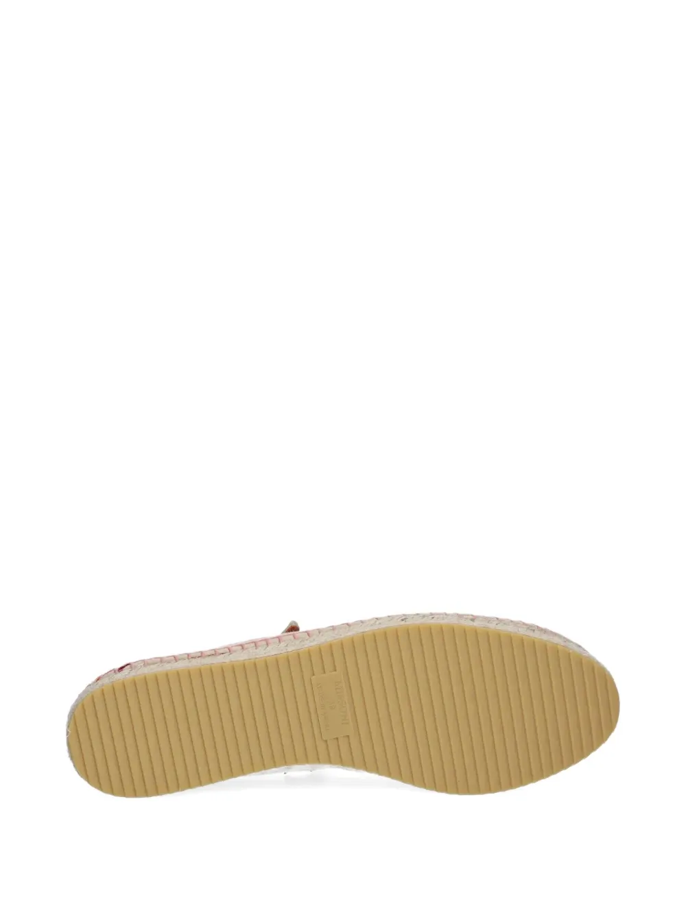 Missoni leather espadrilles IVORY