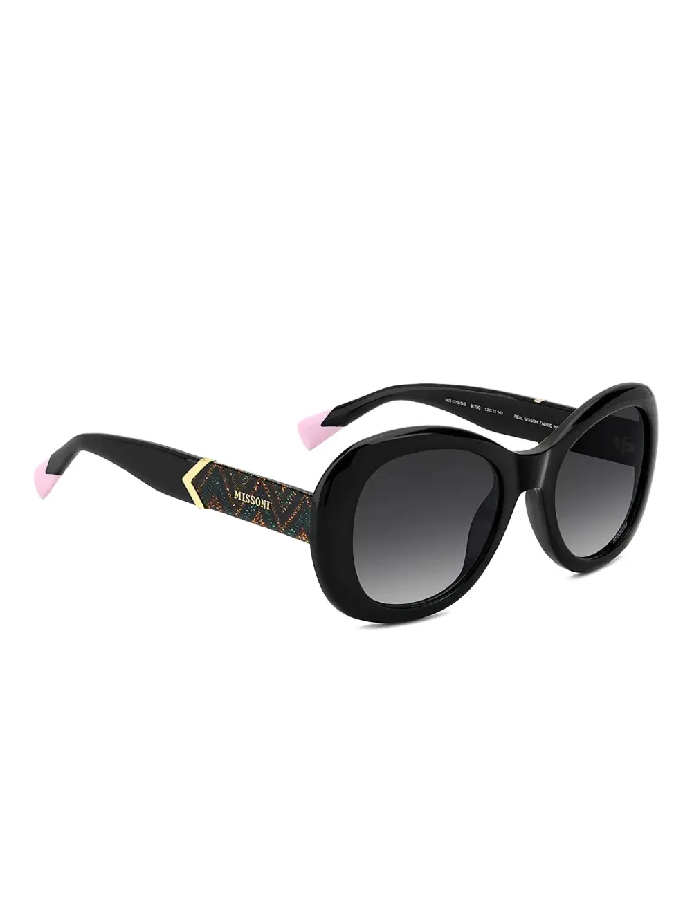 Missoni DNA oval-frame sunglasses Zwart