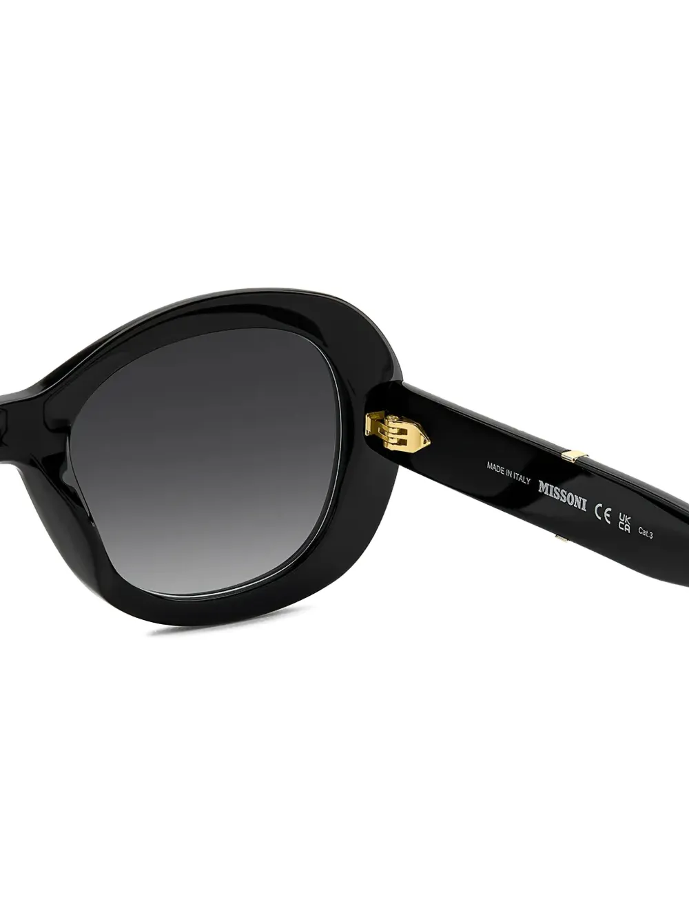 Missoni DNA oval-frame sunglasses Zwart