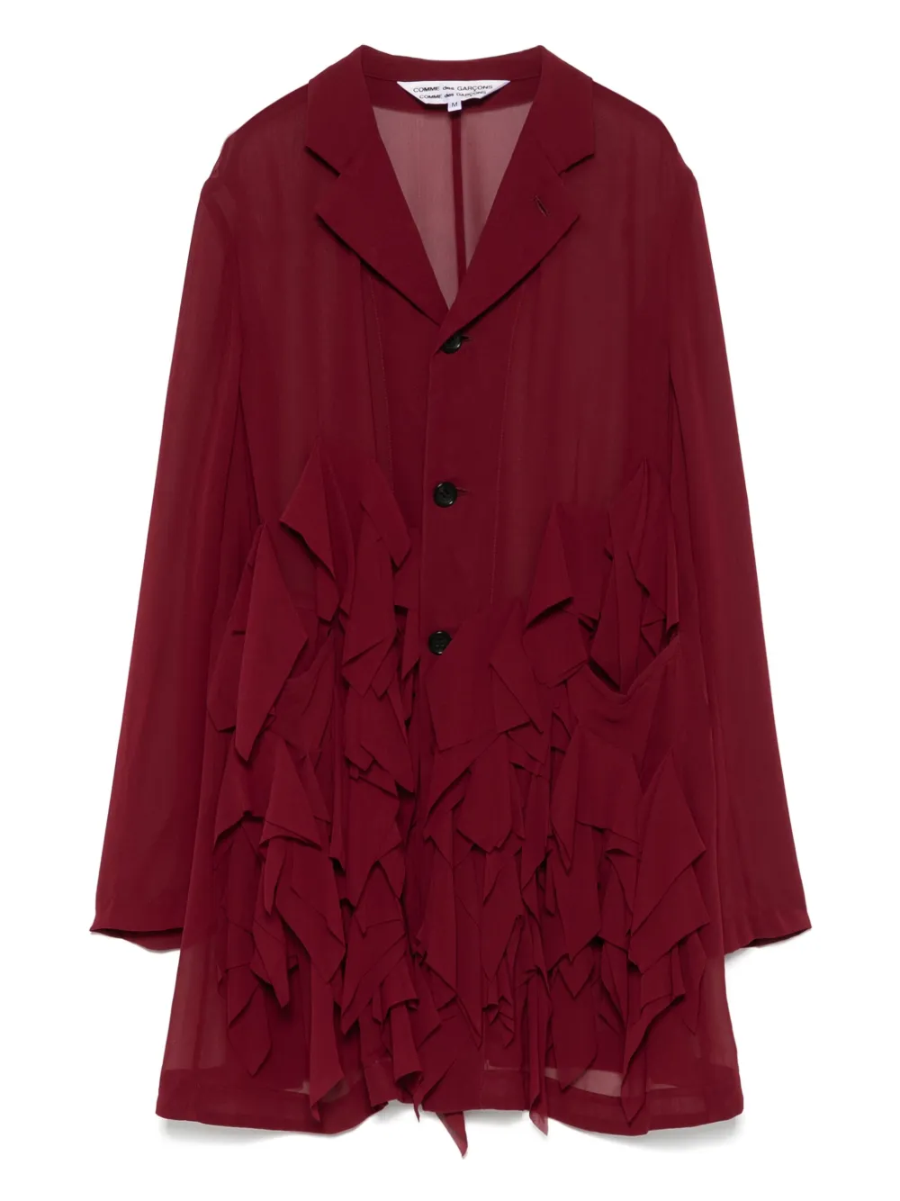 ruffled jacket