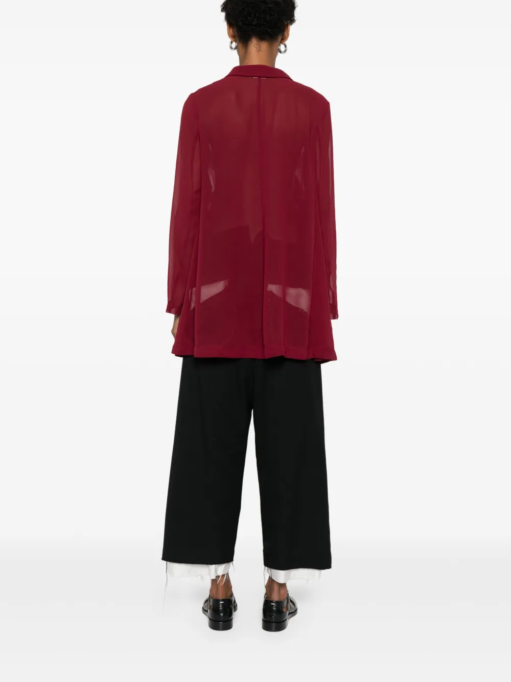 Comme Des Garçons Comme Des Garçons Jack met ruches Rood