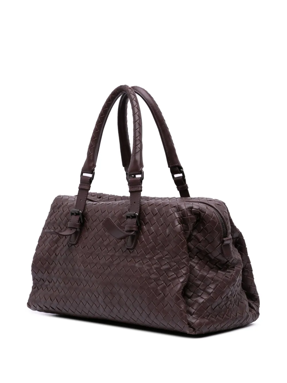 Pre-owned Bottega Veneta 2012-2024 Nappa Intrecciato Boston Bag