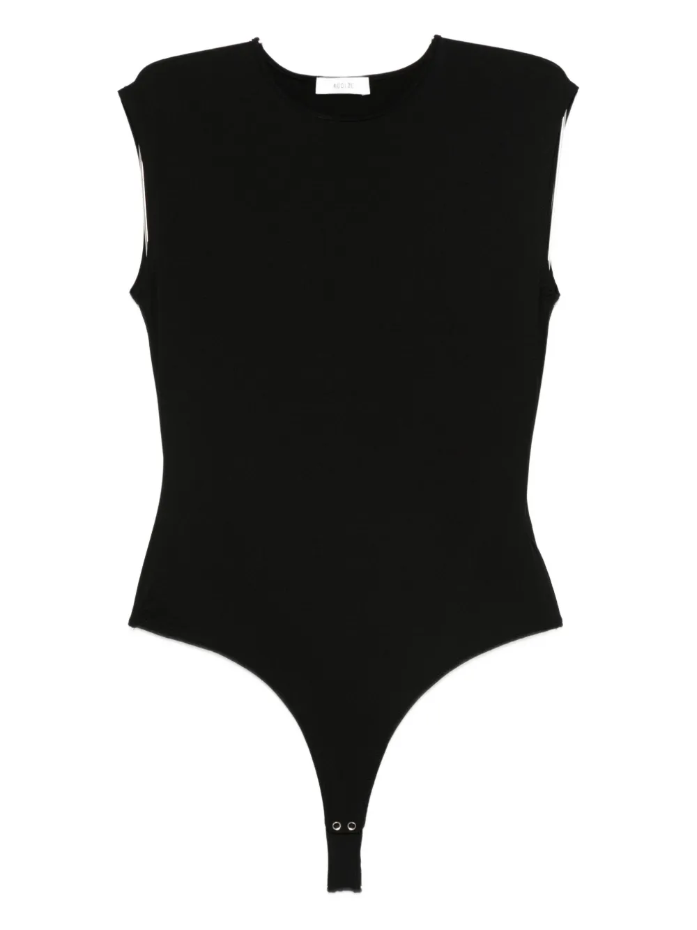 AGOLDE Aura sleeveless bodysuit Zwart