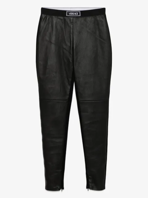 Versace elasticated waistband leggings