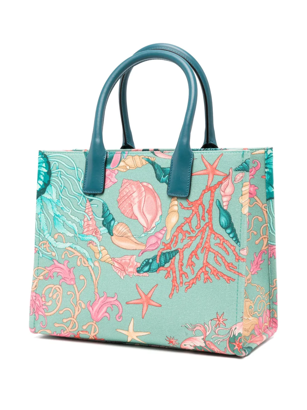 Versace Barocco La Medusa kleine shopper Blauw