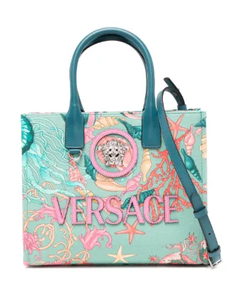 Versace バロッコ ラ メドゥーサ ハンドバッグ S | ブルー | FARFETCH JP
