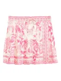 Versace graphic-print skirt - Neutrals