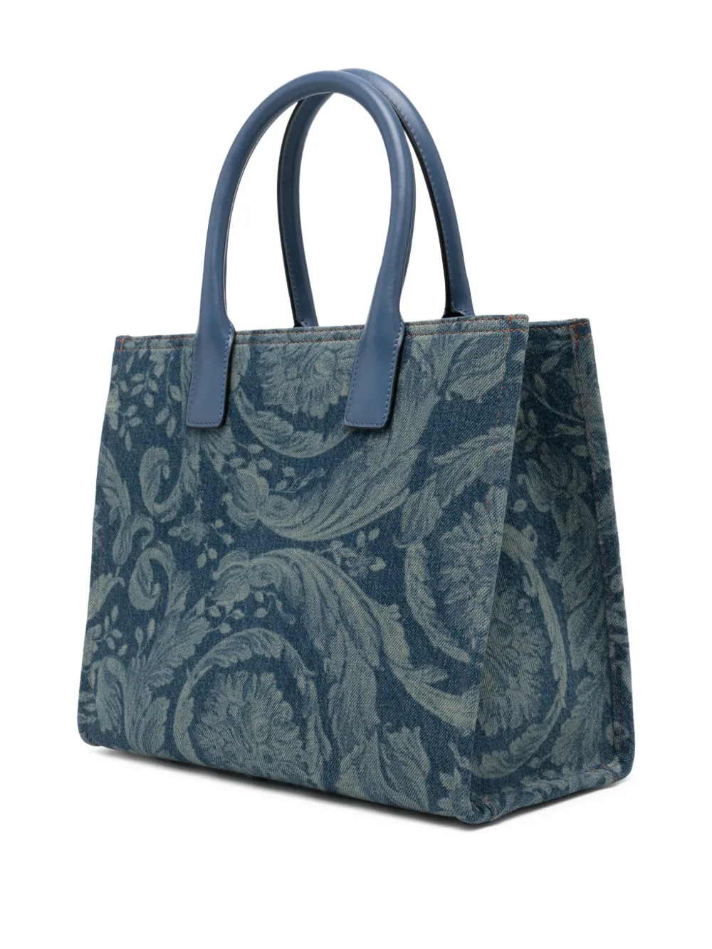 Versace Barocco La Medusa kleine shopper Blauw