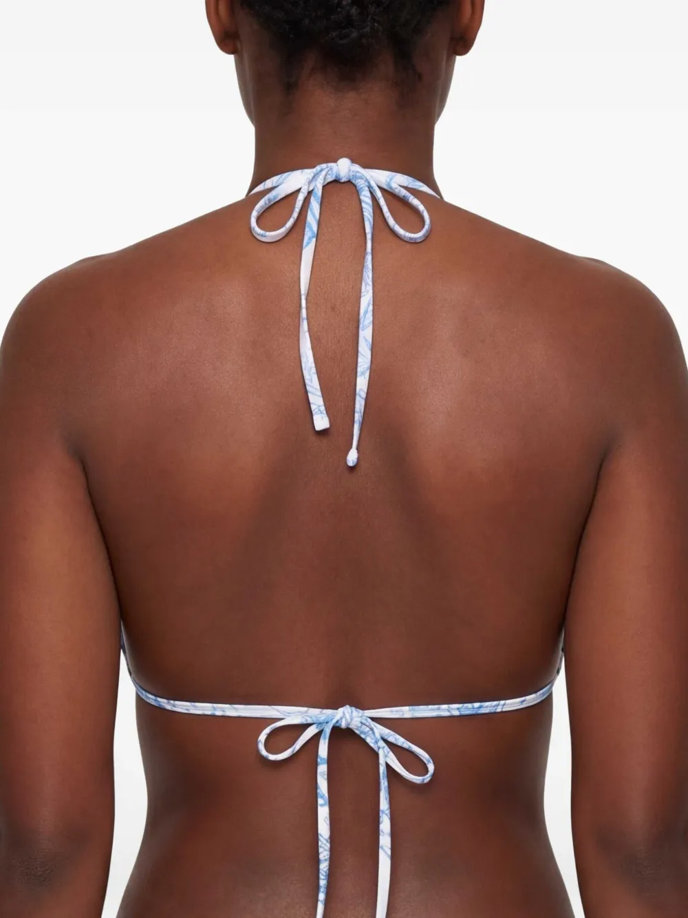 Versace Bikinitop met grafische print Wit