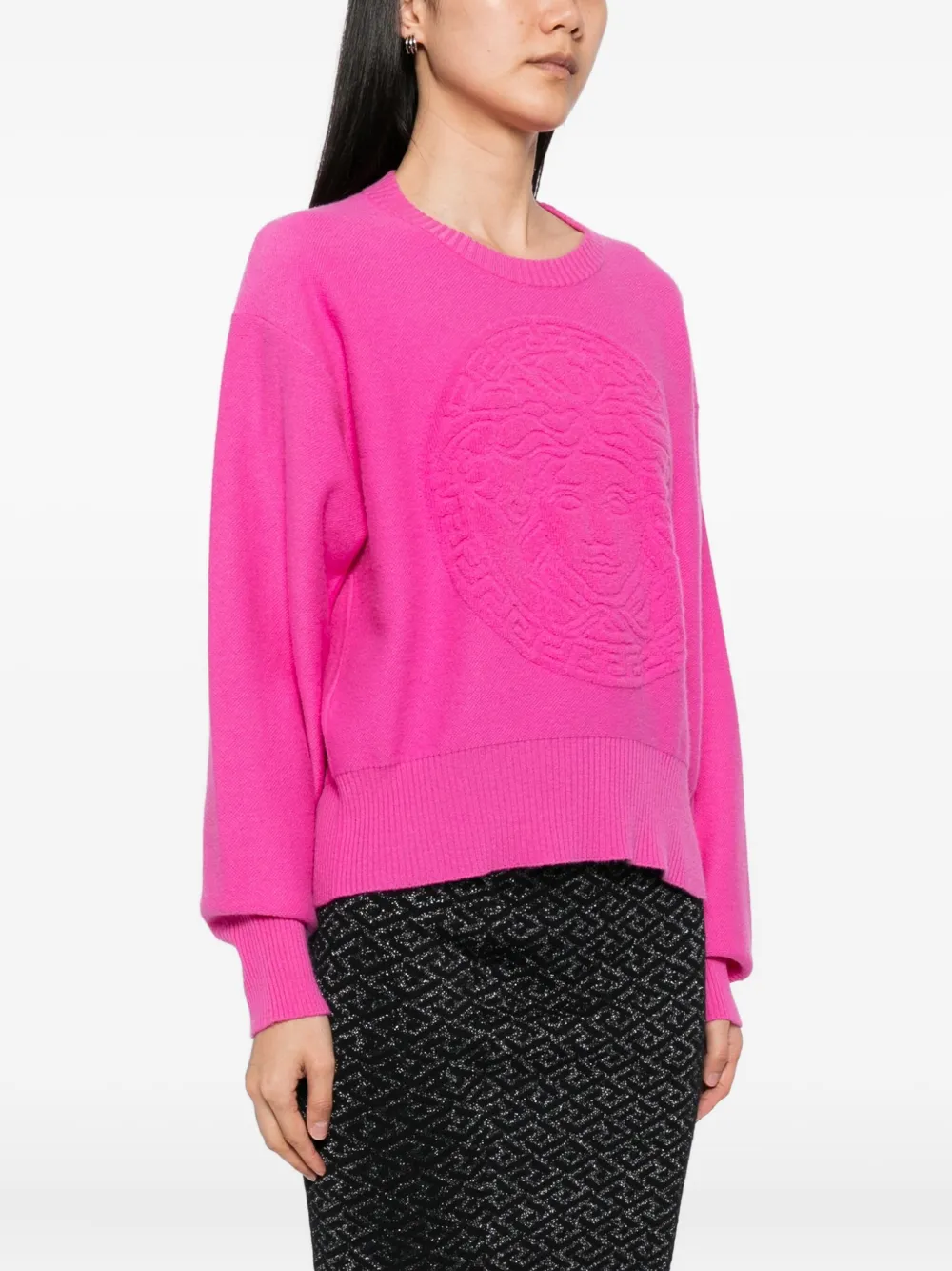 Versace Trui met logo Roze