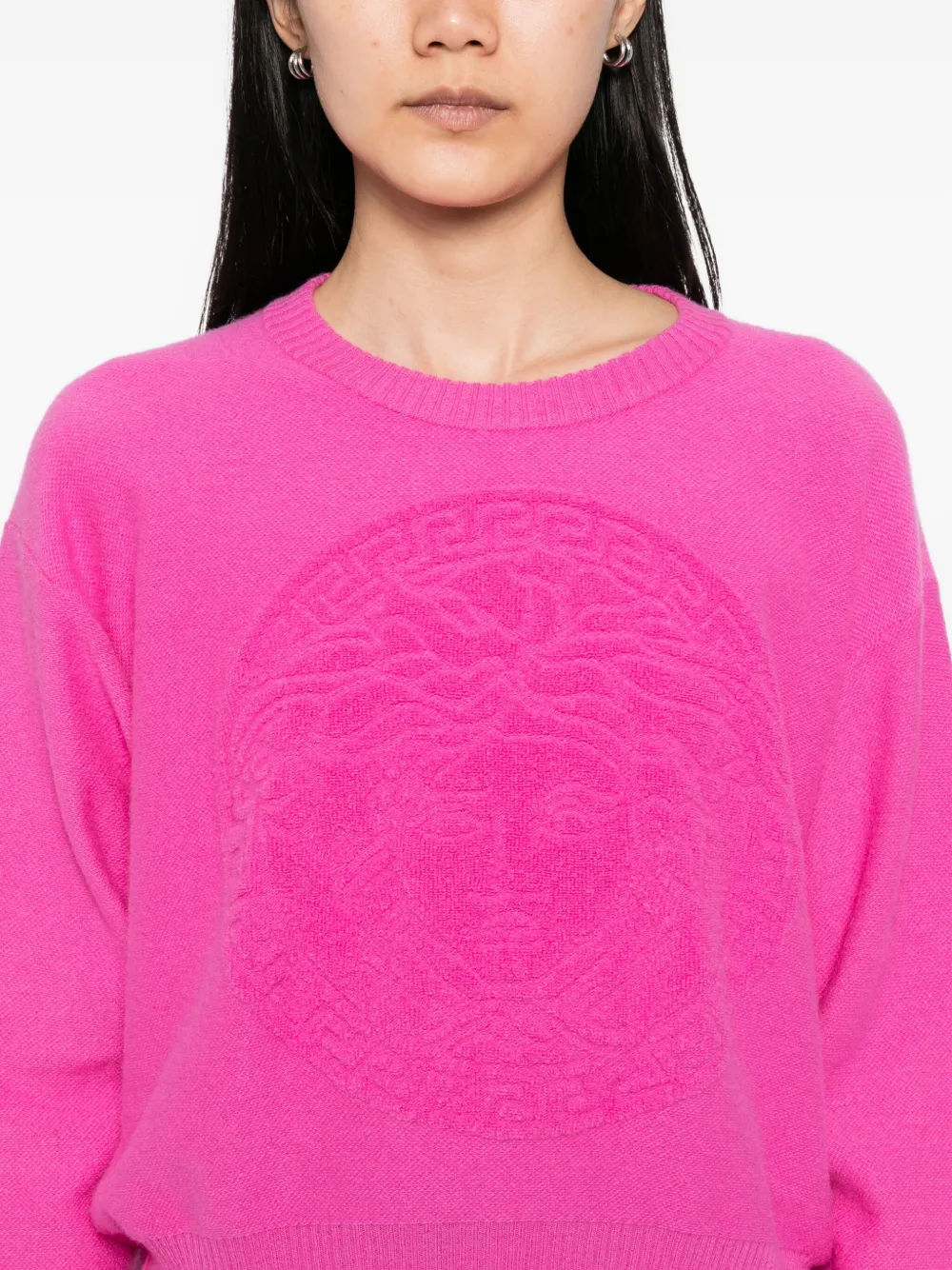 Versace Trui met logo Roze