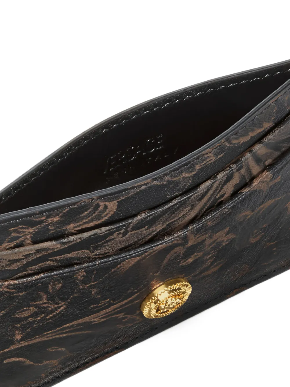Versace Pasjeshouder met Medusa-print Zwart